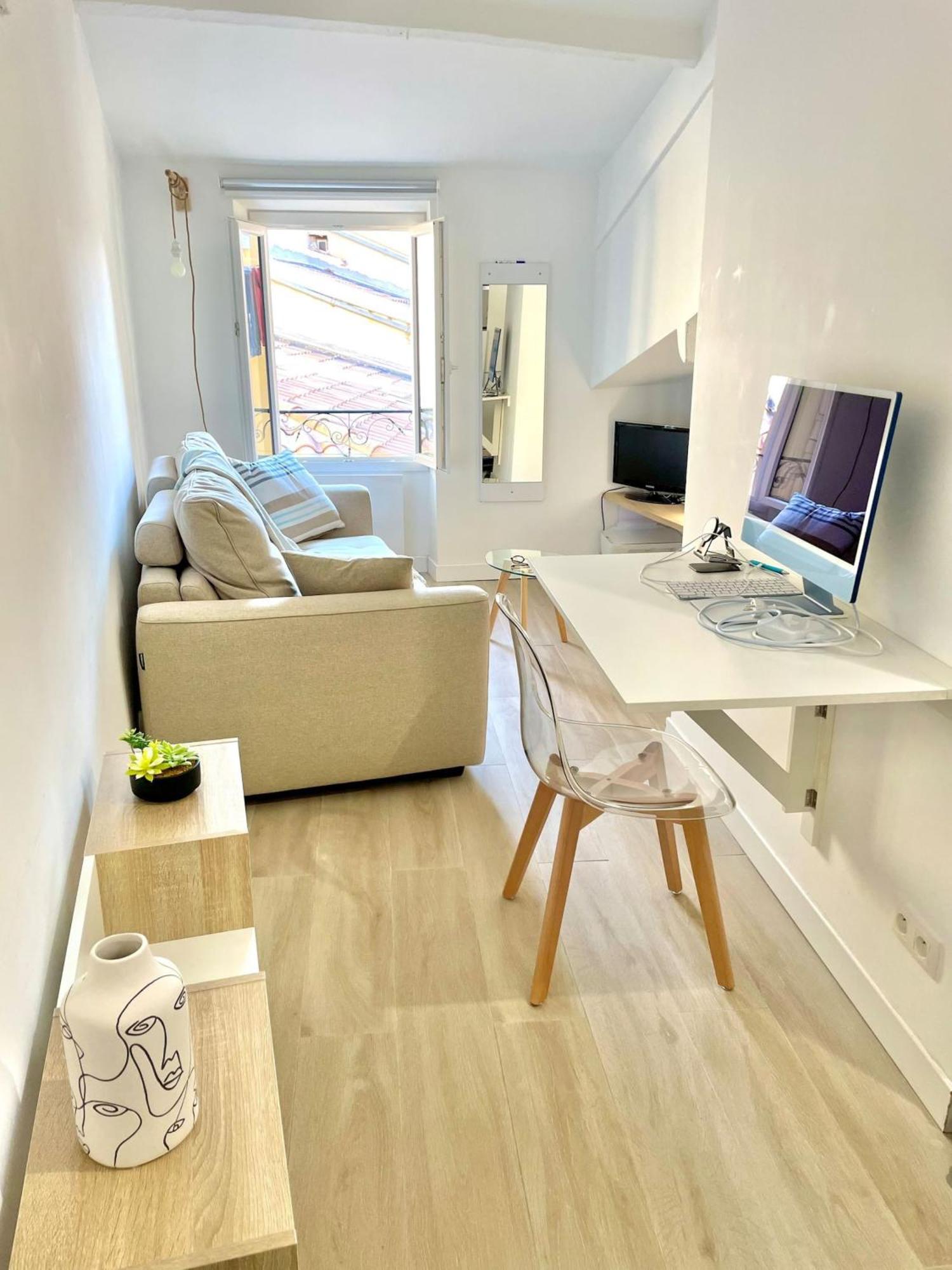 "Charmant Studio Moderne" Centre, Proche Plage Menton Eksteriør billede