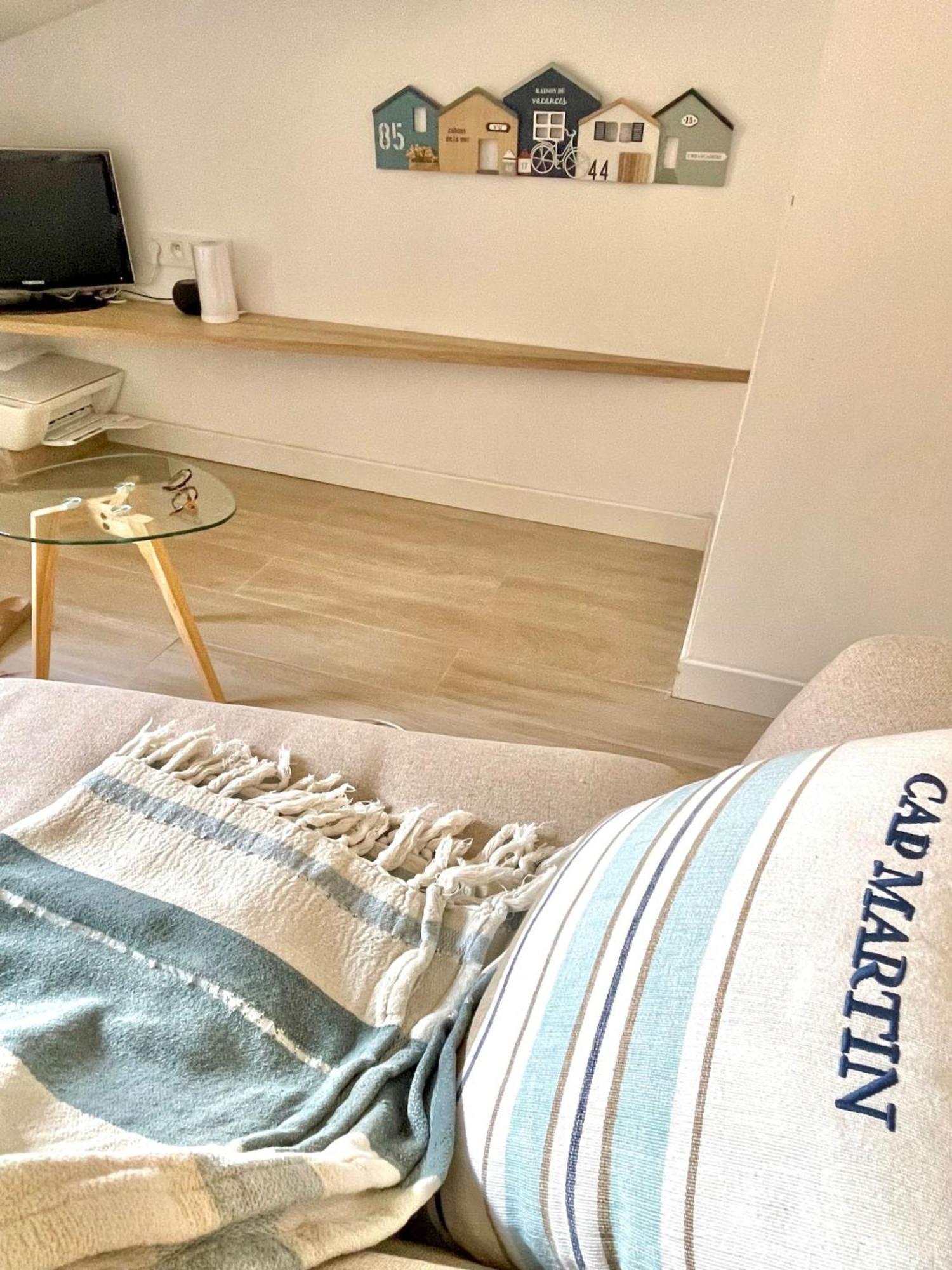 "Charmant Studio Moderne" Centre, Proche Plage Menton Eksteriør billede
